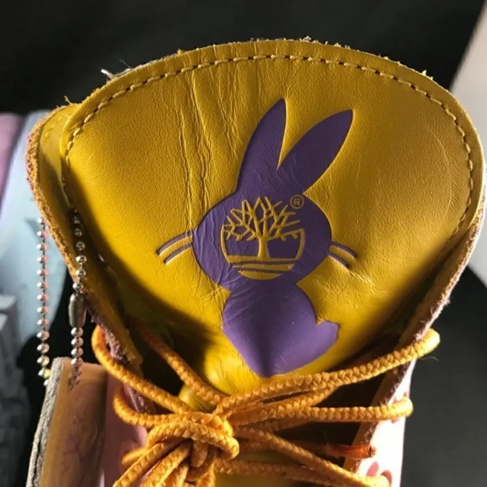 Rare Jeff Staple Design 2007 Easter Timberlands Pigeon Pink Purple Marigold 8M